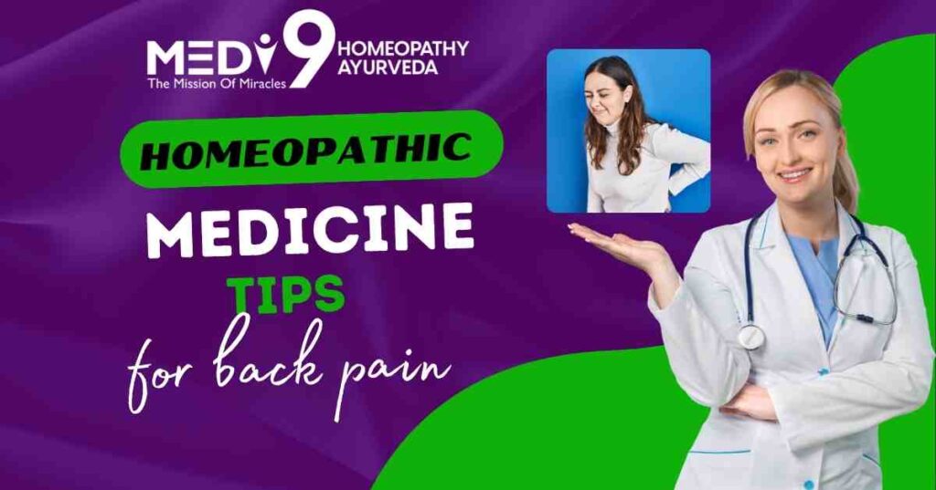 homeopathic medicine for back pain